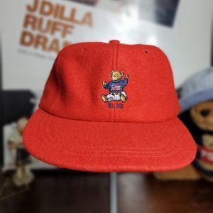Vintage Polo Ralph Lauren RL ‘92 Polo Bear Wool Fitted Hat